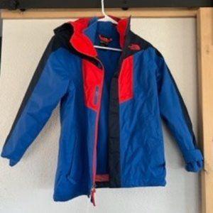 Youth Fleece Lined North Face Ski Coat / Jacket 10-12